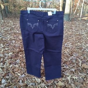 Earl Jean Plus Size Black Stones Jeans Earl Jean Plus Size Black Stones Jeans